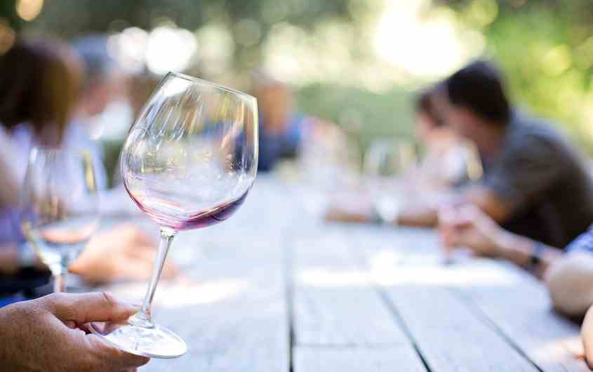 wineglass relax socialize